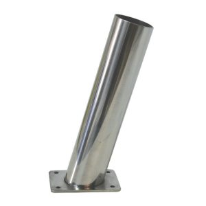 Kamış tutamağı (Güverte Tipi), Inox 316, L232mm, W51mm, ø44,5mm