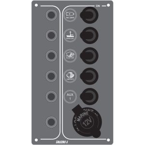 Kontrol Paneli, 5 Sugeçirmez Anahtar Ve Ot. Sigorta, 12V