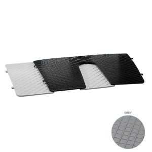 Transom Pad, 450x360mm, w/Cleft, Grey
