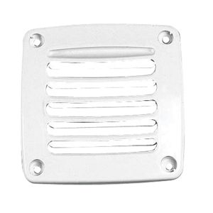 Ventilation Shaft Grilles Cover, 92x92mm, White