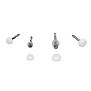 Cap & Washer for Screw, Ø3.5mm, Plastic, Black